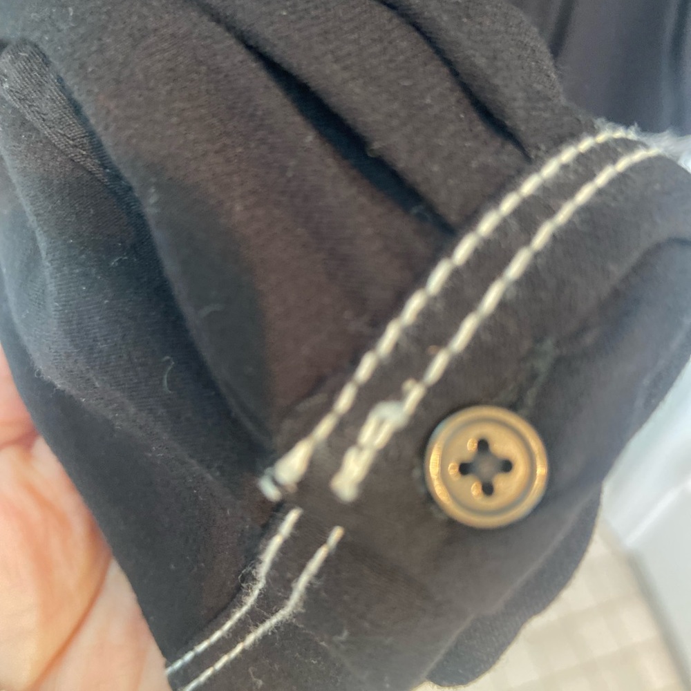 Ann Taylor L Black blouse - Picture 6 of 7